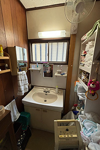 奈良市 K様邸-洗面リフォーム施工前01