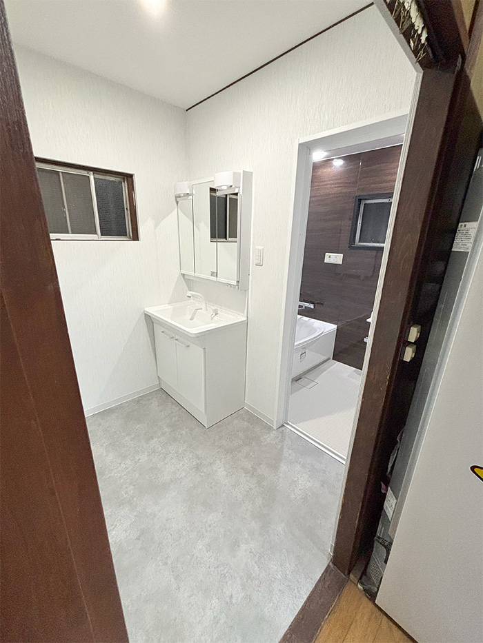 奈良市 K様邸-洗面リフォーム施工後01