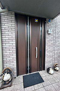 木津川市 H様邸-玄関ドアリフォーム施工前01