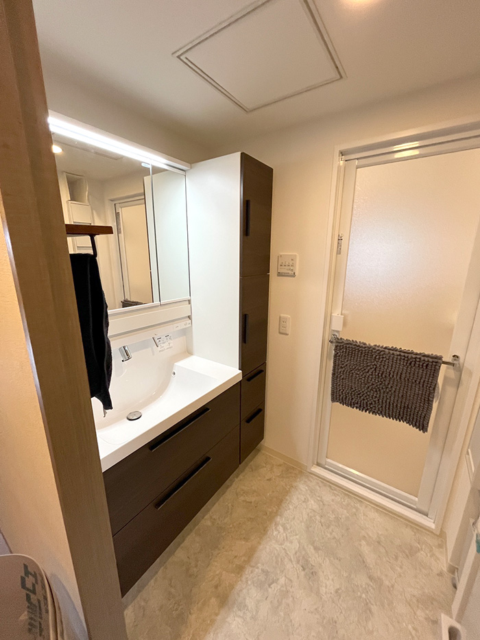 奈良市 A様邸-洗面リフォーム施工後01