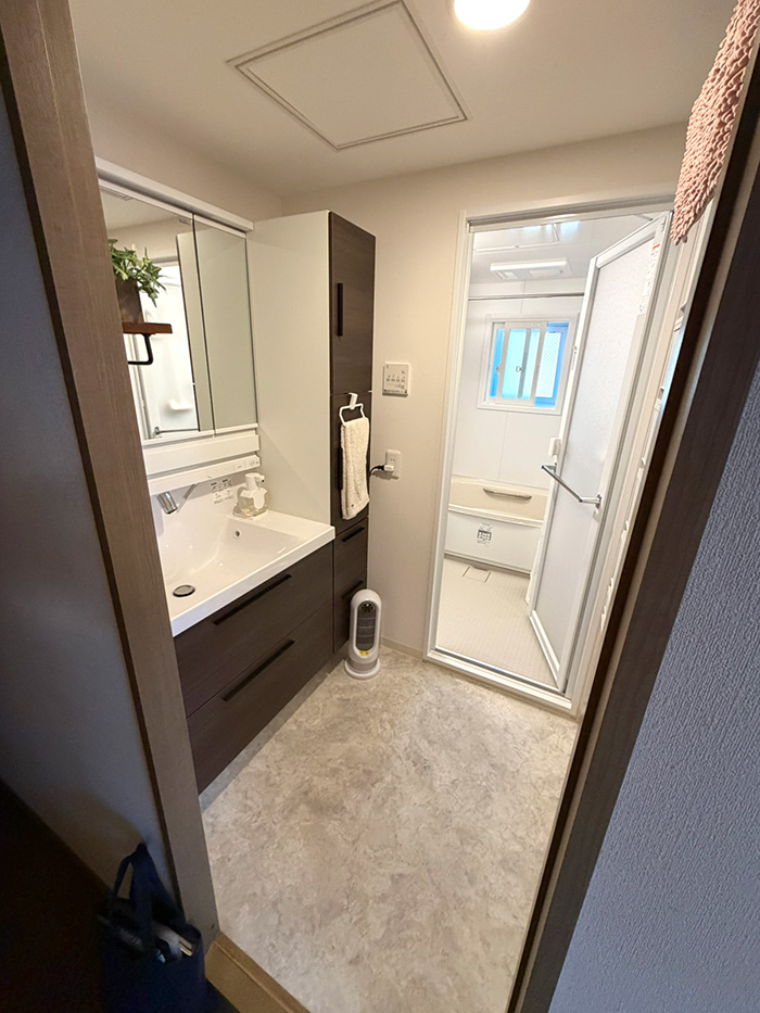 奈良市 A様邸-洗面リフォーム施工後02