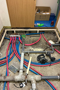 相楽郡精華町 Y様邸-洗面リフォーム施工中02