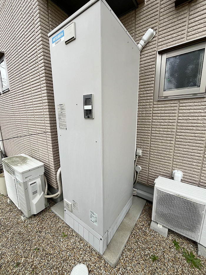 奈良市 D様邸-給湯器・エコキュート交換施工前01