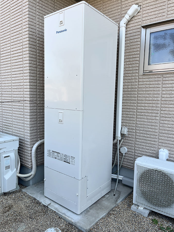 奈良市 D様邸-給湯器・エコキュート交換施工後01