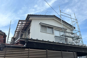 新潟市中央区 O様邸-外壁・屋根リフォーム施工中02