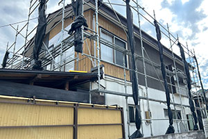 新潟市中央区 O様邸-外壁・屋根リフォーム施工中04