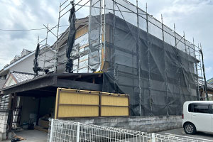 新潟市中央区 O様邸-外壁・屋根リフォーム施工中05