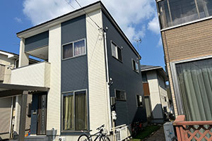 新潟市北区 N様邸-外壁・屋根リフォーム施工前01