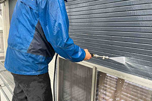 新潟市北区 N様邸-外壁・屋根リフォーム施工中01