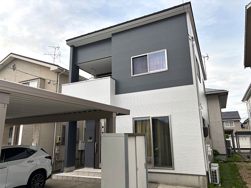 新潟市北区 N様邸-外壁・屋根リフォーム施工後01