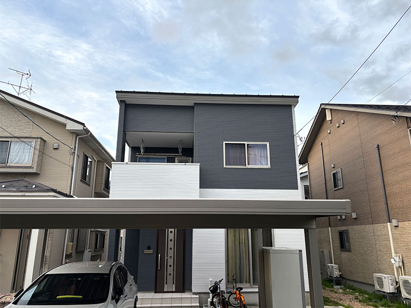 新潟市北区 N様邸-外壁・屋根リフォーム施工後02