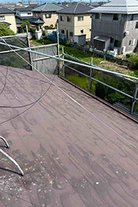 新潟市江南区 U様邸-外壁・屋根リフォーム施工中02