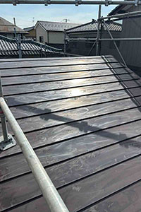 新潟市江南区 U様邸-外壁・屋根リフォーム施工中03