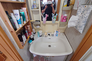 新潟市中央区 H様邸-洗面リフォーム施工前02