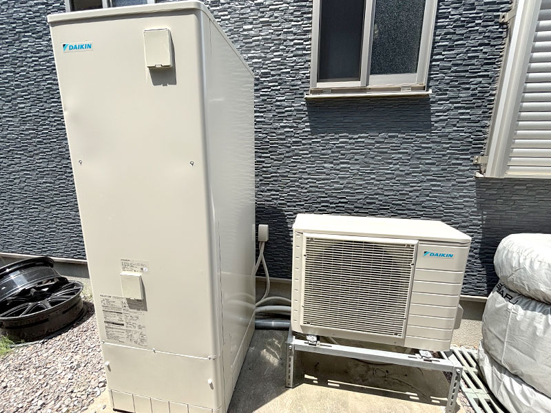 新潟市西区 I様邸-給湯器・エコキュート交換施工後02