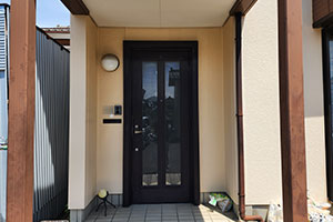 新潟市秋葉区 H様邸-玄関ドアリフォーム施工前01
