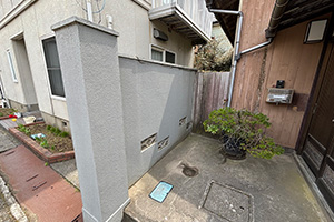 新潟市中央区 H様邸-エクステリアリフォーム施工前02