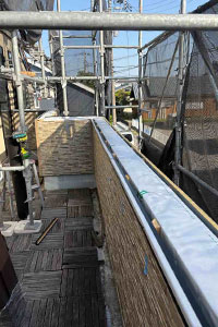 新潟市東区 M様邸-外壁・屋根リフォーム施工中05
