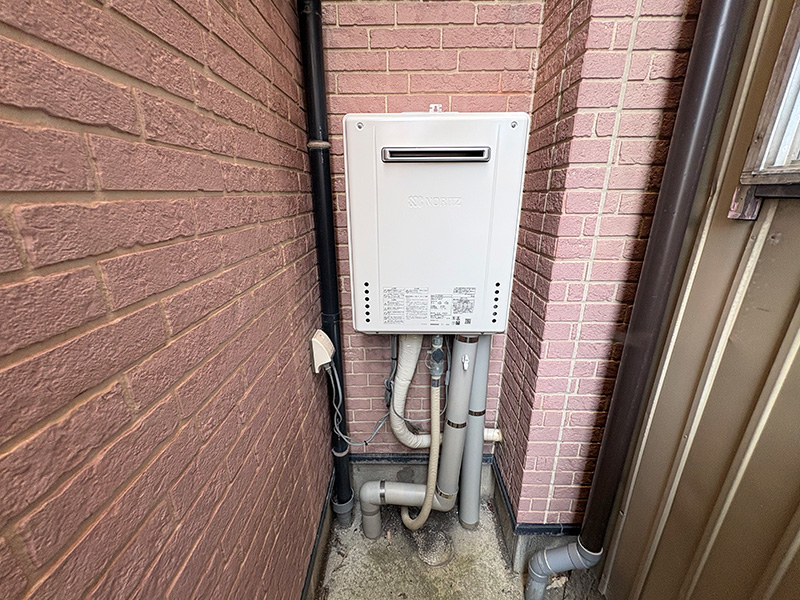 新潟市中央区 Y様邸-給湯器・エコキュート交換施工後01