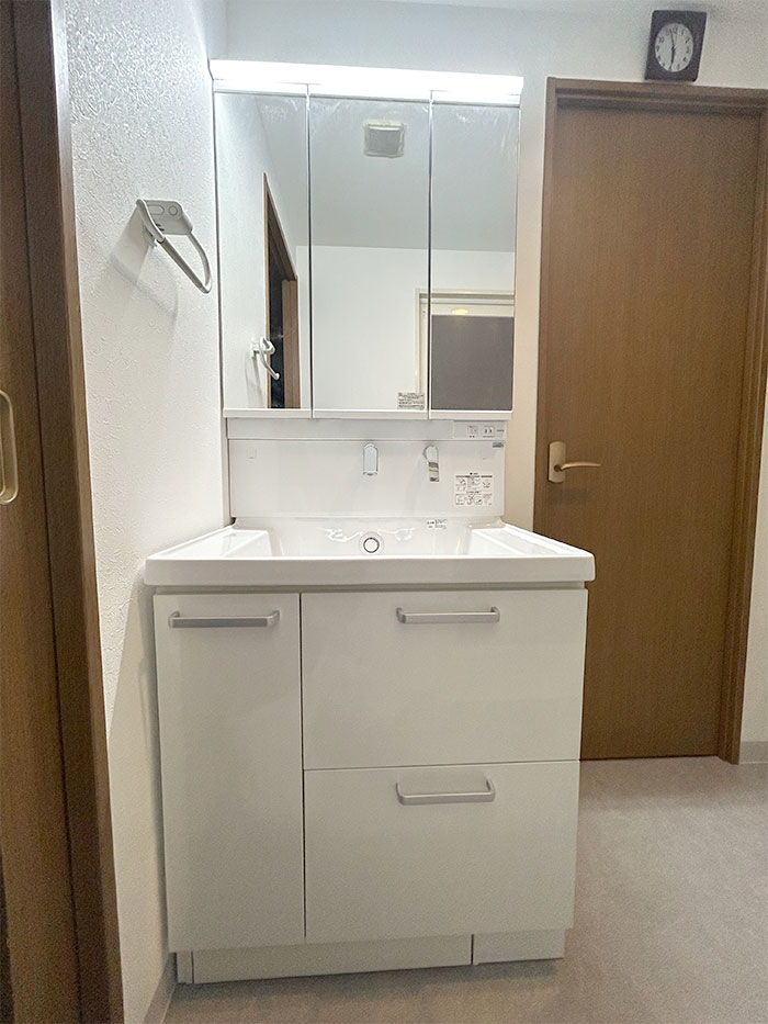 西宮市 H様邸-洗面リフォーム施工後01