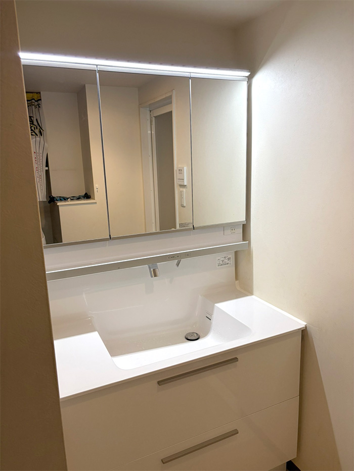 西宮市 Y様邸-洗面リフォーム施工後02