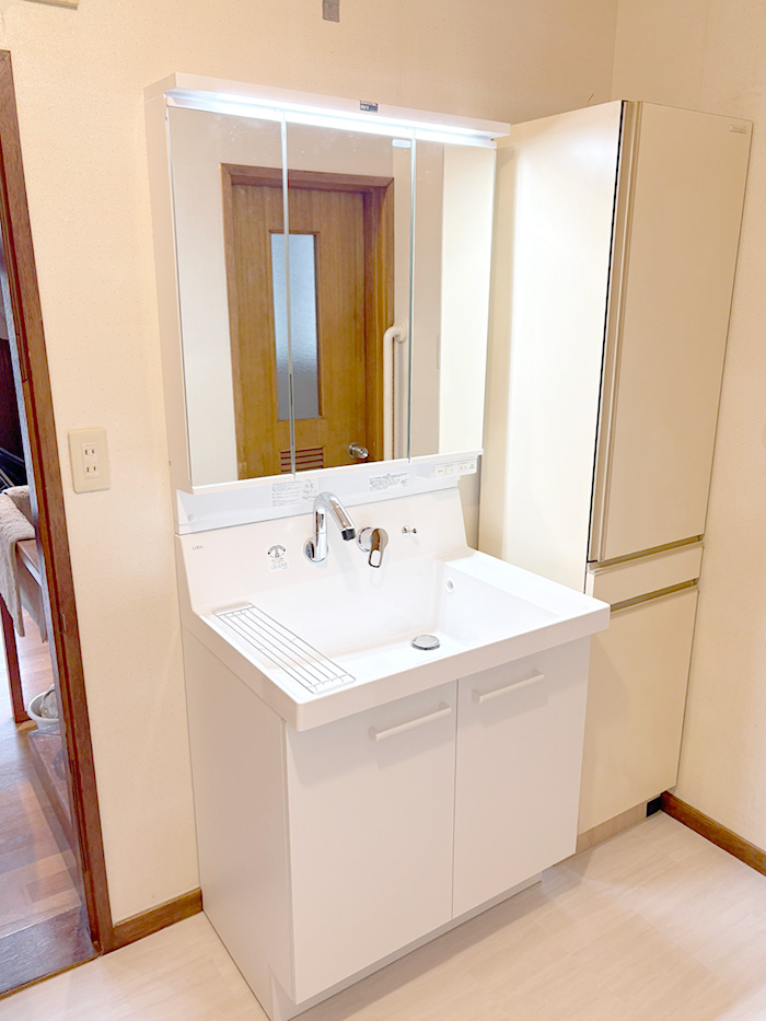 西宮市 N様邸-洗面リフォーム施工後01