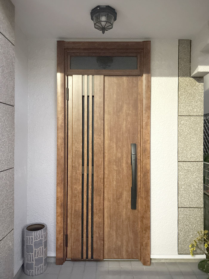 西宮市 I様邸-玄関ドアリフォーム施工後01