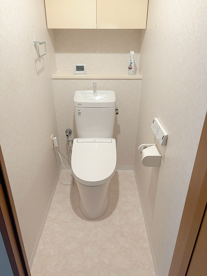 西宮市 M様邸-トイレリフォーム, 内装リフォーム施工後01
