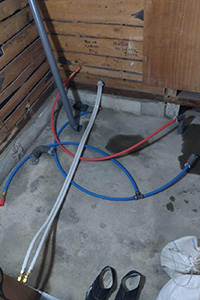 安八郡神戸町 K様邸-バスルームリフォーム施工中02