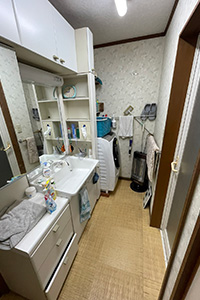 倉敷市 F様邸-洗面リフォーム施工前01