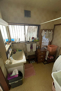 岡山市北区 I様邸-洗面リフォーム施工前02