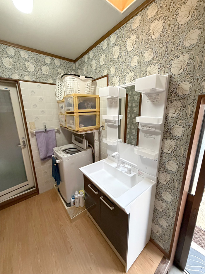 岡山市南区 F様邸-洗面リフォーム施工後01