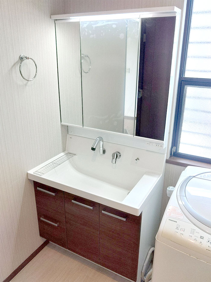 豊田市 T様邸-洗面リフォーム施工後02