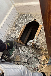 上尾市 O様邸-トイレリフォーム施工中01