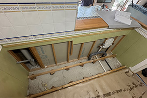 佐賀市 M様邸-キッチンリフォーム施工中01