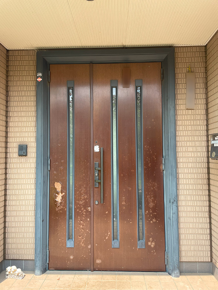 相模原市中央区 U様邸-玄関ドアリフォーム施工前01