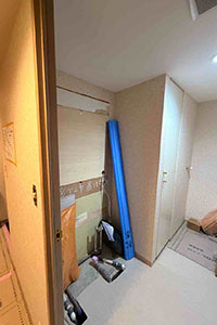 相模原市南区 T様邸-洗面リフォーム施工中02