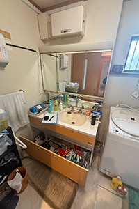 相模原市緑区 H様邸-洗面リフォーム施工前01