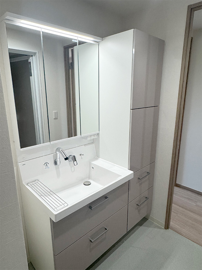 戸田市 T様邸-洗面リフォーム, マンションフルリフォーム施工後03