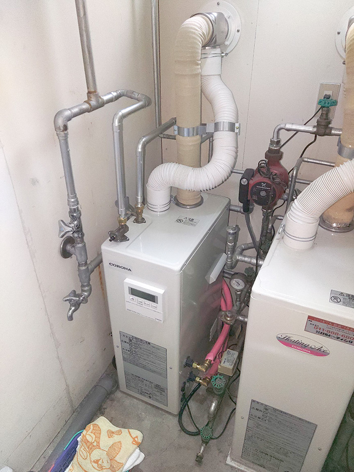 札幌市南区 S様邸-給湯器・エコキュート交換施工後01