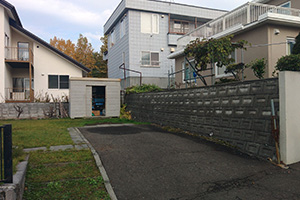 札幌市豊平区 N様邸-エクステリアリフォーム施工前01