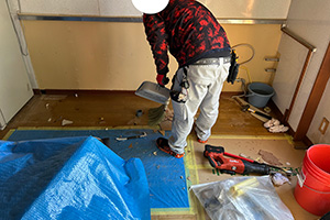 札幌市豊平区 S様邸-キッチンリフォーム施工中02