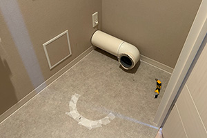 札幌市西区 K様邸-トイレリフォーム施工中01