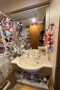 札幌市中央区 S様邸-洗面リフォーム施工前02