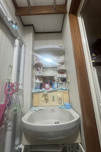 札幌市南区 A様邸-洗面リフォーム施工前01