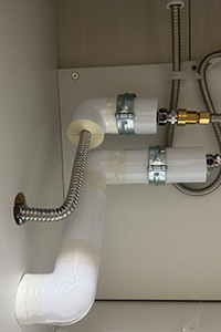 札幌市南区 A様邸-洗面リフォーム施工中02