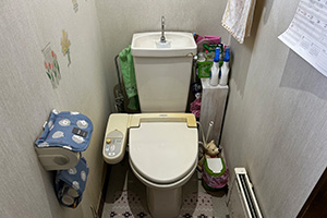 札幌市清田区 K様邸-トイレリフォーム施工前01
