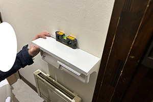 札幌市清田区 K様邸-トイレリフォーム施工中03