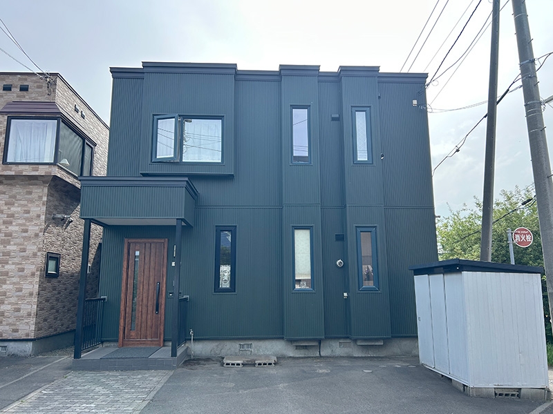 札幌市清田区 N様邸-外壁工事その他リフォーム施工後01