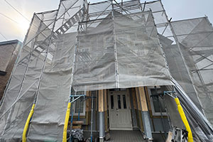 札幌市清田区 K様邸-外壁・屋根リフォーム施工中01